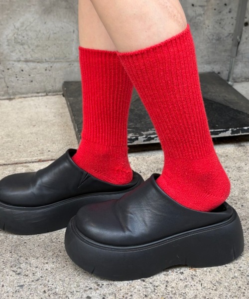 CIAOPANIC TYPY(チャオパニックティピー)の「【インフルエンサーセレクトアイテム!】厚底ソールサボ(ブーツ・レディース・ブラック/ブラウン・23.5/24.5/22.5)」の15枚目の写真