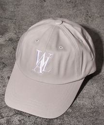 WOOALONGベースボールキャップグレー COOPERS TOWN BALL CAP/クーパーズタウン ボールキャップ LOGO