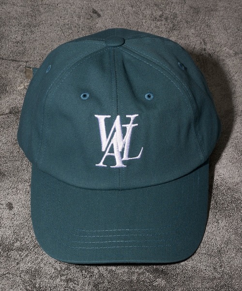キャップ WOOALONG Signature low ball cap FOREST GREEN WL230WCA81UFGR WOOALONG キャップ 帽子 「WOOALONG/ウアロン」Signature Ball