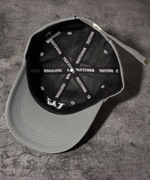 WOOALONG(ウアロン)の「【WOOALONG / ウアロン】Signature Logo ball cap / シグネチャーロゴ ベースボールキャップ(キャップ・レディース・ベージュ/ネイビー/ブルー系1/ブラック×ブラック/ブラック/ピンク/グレー/グリーン/ブルー系2/ホワイト・SMALL/MEDIUM)」の16枚目の写真
