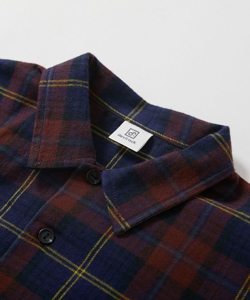 セール】綿100% チェック柄 長袖ネルシャツ（シャツ/ブラウス