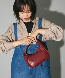 ・SUGAR SPOON サテンオーバーシャツチュニック