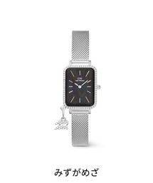 Quadro Crystal Zodiac Sterling 20x26MM レーディス腕時計 シルバー