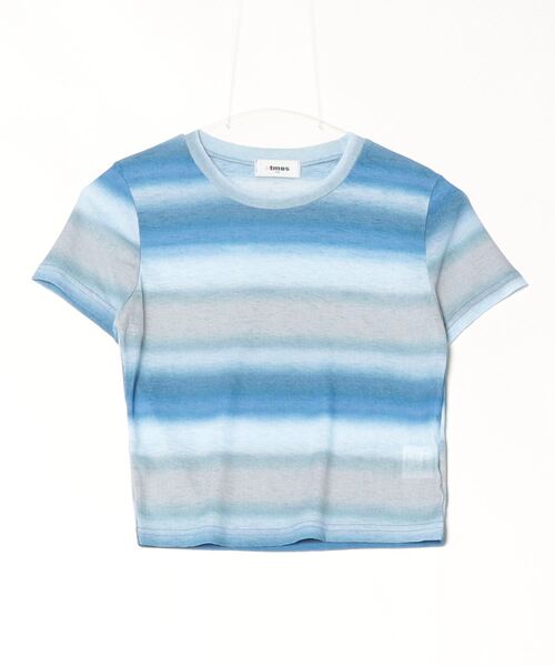 atmos pink(アトモスピンク)の「atmos pink Gradation Sheer Top / アトモス ピンク グラデーション シアー トップ(Tシャツ/カットソー・レディース・レッド/ブルー・FREE)」の12枚目の写真