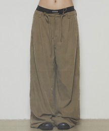 MASONPRINCE | ルーズフィット タック入り コットンワイドパンツ XXK4283【MASONPRINCE】【2024AW】(その他パンツ)
