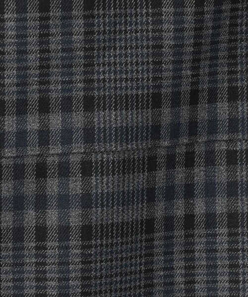 MONKEY TIME（モンキータイム）の「＜SOFTHYPHEN＞ チェック フランネル ジップ ポケット シャツ（シャツ/ブラウス・メンズ・ダークグレー・3/2）」の4枚目の写真