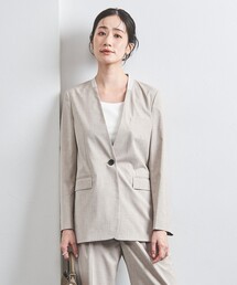 UNITED ARROWS | RIOPELE ノーカラー ジャケット(ノーカラージャケット)