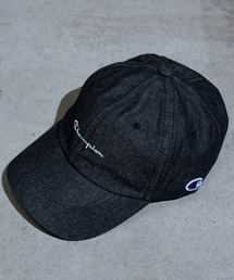 Champion（チャンピオン）の「【k】〔Champion/チャンピオン〕ベーシックロゴ デニムローキャップ（キャップ）」