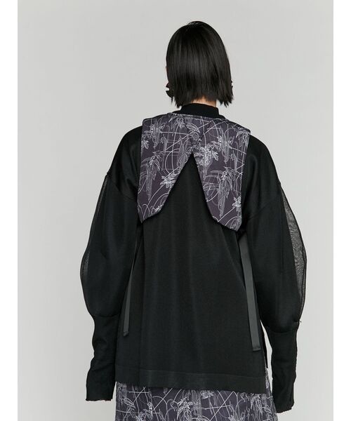 【セール】SEE THROUGH LAYERED KNIT / シースルーレイヤードニット（ニット/セーター）｜UN3D.（アンスリード）