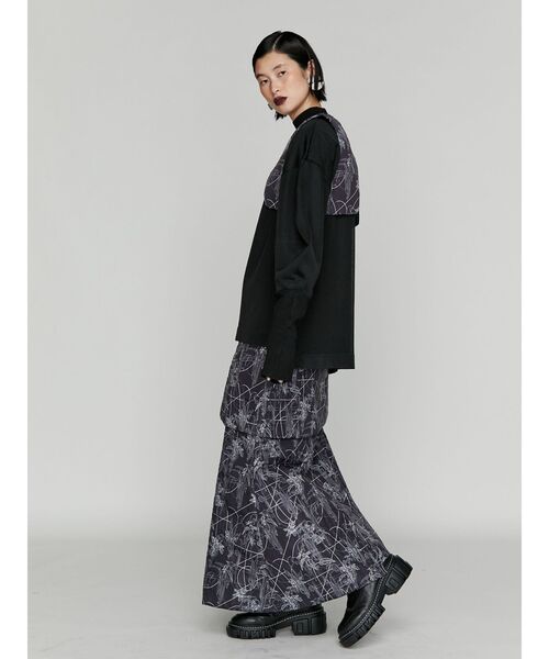 【セール】SEE THROUGH LAYERED KNIT / シースルーレイヤードニット（ニット/セーター）｜UN3D.（アンスリード）