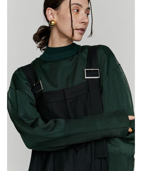 【セール】SEE THROUGH LAYERED KNIT / シースルーレイヤードニット（ニット/セーター）｜UN3D.（アンスリード）