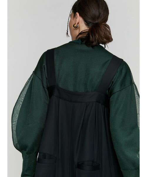 【セール】SEE THROUGH LAYERED KNIT / シースルーレイヤードニット（ニット/セーター）｜UN3D.（アンスリード）