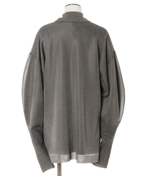 【セール】SEE THROUGH LAYERED KNIT / シースルーレイヤードニット（ニット/セーター）｜UN3D.（アンスリード）