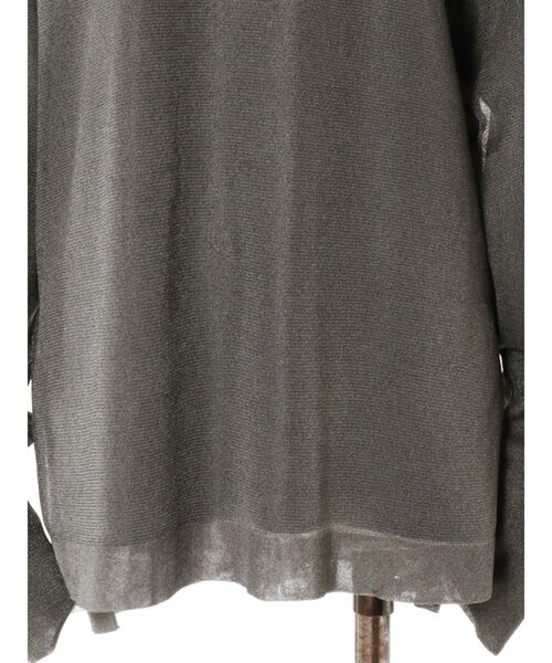 【セール】SEE THROUGH LAYERED KNIT / シースルーレイヤードニット（ニット/セーター）｜UN3D.（アンスリード）