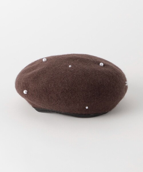 green label relaxing(グリーンレーベルリラクシング)の「GLR FP ベレー帽 / 帽子 / キッズ(ハンチング/ベレー帽・キッズ・ライトグレー/ブラウン・FREE)」の13枚目の写真