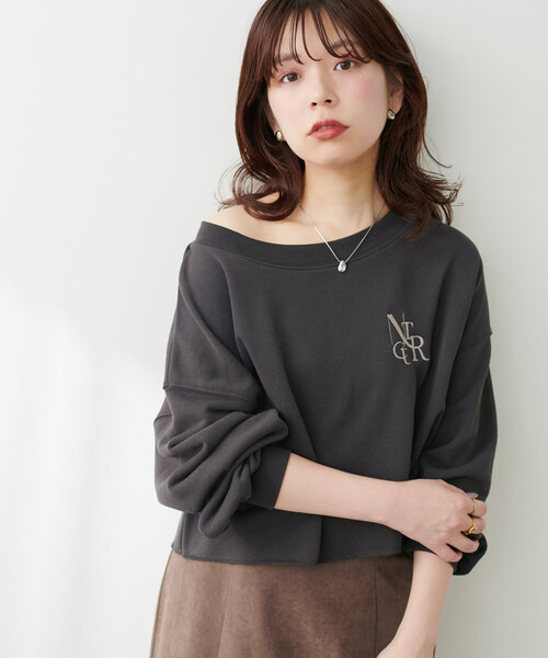 セール】【WEB限定】刺繍ロゴ裏毛プルオーバー（Tシャツ