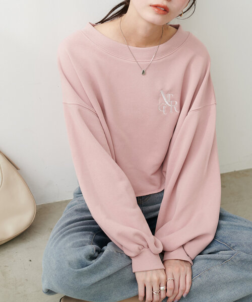 セール】【WEB限定】刺繍ロゴ裏毛プルオーバー(Tシャツ セール】【WEB限定】刺繍ロゴ裏毛プルオーバー(Tシャツ