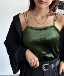 ベロアキャミ【ZOZOTOWN限定アイテム】