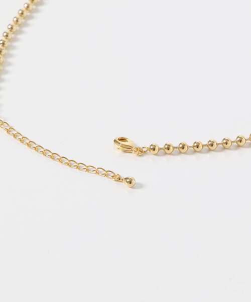 URBAN RESEARCH DOORS(アーバンリサーチドアーズ)の「ボールチェーンロングネックレス(ネックレス・レディース・シルバー/ゴールド・ONE)」の6枚目の写真