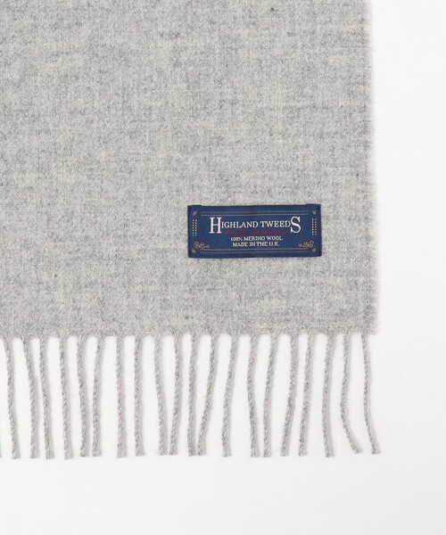 BEAMS BOY(ビームスボーイ)の「HIGHLAND TWEEDS / ソリッド ストール 小(マフラー・レディース・ライトブラウン/グレー系その他/ワイン/ブルー系その他3・ONE SIZE)」の14枚目の写真