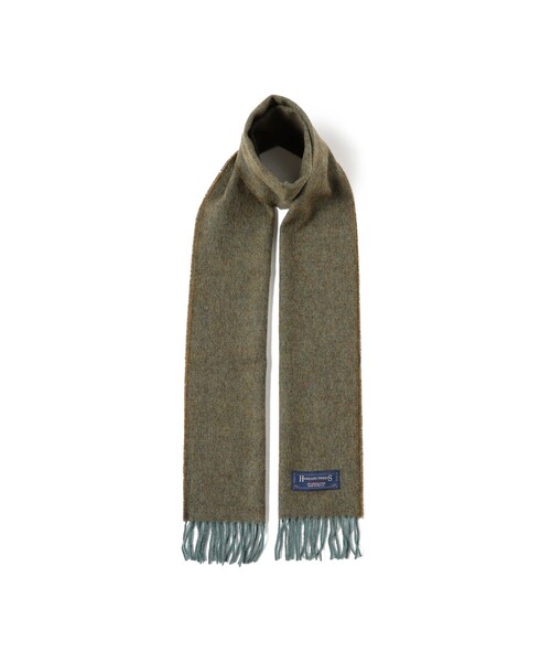 BEAMS BOY(ビームスボーイ)の「HIGHLAND TWEEDS / ソリッド ストール 小(マフラー・レディース・ライトブラウン/グレー系その他/ワイン/ブルー系その他3・ONE SIZE)」の13枚目の写真