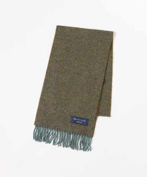 BEAMS BOY(ビームスボーイ)の「HIGHLAND TWEEDS / ソリッド ストール 小(マフラー・レディース・ライトブラウン/グレー系その他/ワイン/ブルー系その他3・ONE SIZE)」の12枚目の写真
