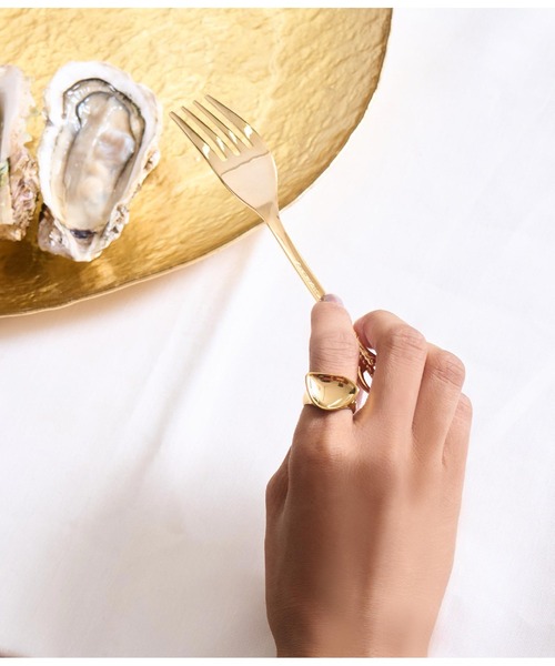 Settimissimo（セッティミッシモ）の「金属アレルギー対応ステンレスプレートモチーフリング（リング・レディース・ゴールド・FREE）」の7枚目の写真