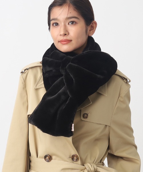 GUCCI エレガントな黒のファーリボンマフラー 楽天市場】GUCCI グッチ 133483 3G200 カラー6色 マフラー