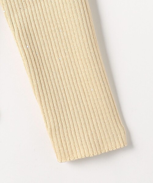 EMMEL REFINES（エメルリファインズ）の「＜EMMEL REFINES＞EM ミニスパンコール リブニット プルオーバー（ニット/セーター・レディース・ベージュ/レッド・FREE）」の12枚目の写真