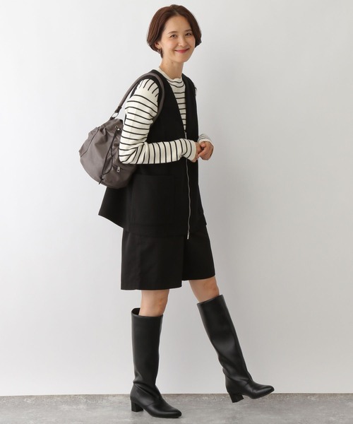 LEPSIM（レプシィム）の「ウールライクベスト　150334（ベスト・レディース・ブラック/チャコールグレー・FREE）」の13枚目の写真