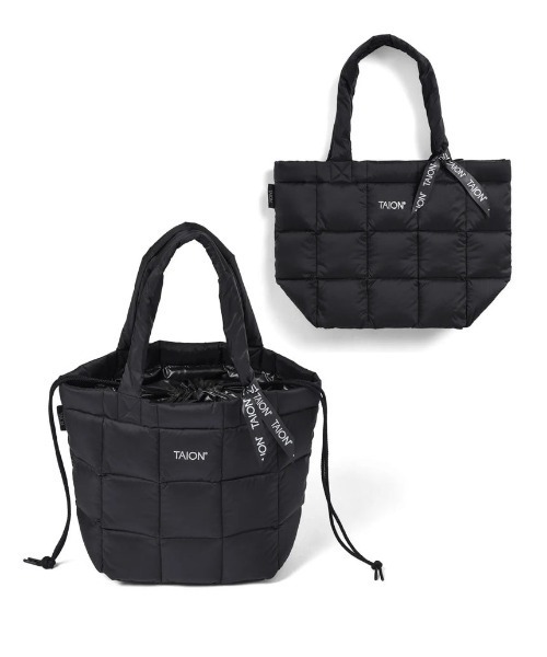 TAION（タイオン）の「【TAION】タイオン BASIC DOWN  SHIRRING TOTEBAG-S TAION-TOTE04A-S（トートバッグ・メンズ・その他1/その他2/その他3/その他4/レオパード/ブラック/その他・ONE SIZE）」の18枚目の写真