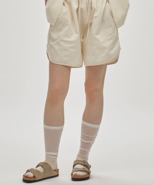 Cottonsatin Half Pants サイズ38 TODAYFUL Cottonsatin Half Pants コットンサテンハーフパンツ