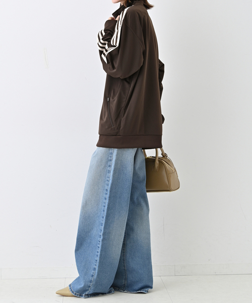 adidas（アディダス）の「adidas/アディダス BB TRACKTOP（ブルゾン・レディース・ブラウン/スカイブルー・FREE）」の16枚目の写真