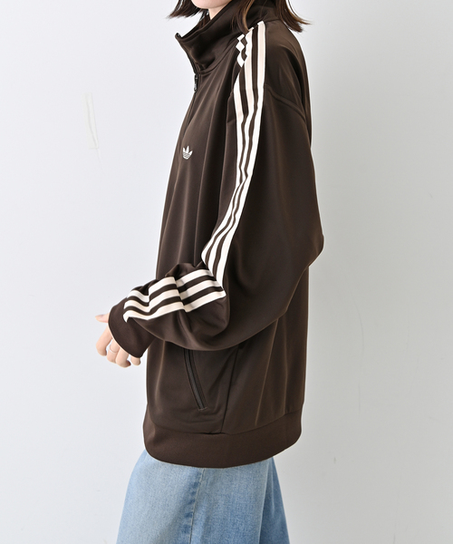 adidas（アディダス）の「adidas/アディダス BB TRACKTOP（ブルゾン・レディース・ブラウン/スカイブルー・FREE）」の19枚目の写真
