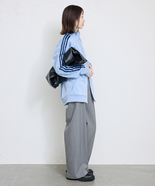 adidas（アディダス）の「adidas/アディダス BB TRACKTOP（ブルゾン・レディース・ブラウン/スカイブルー・FREE）」の11枚目の写真