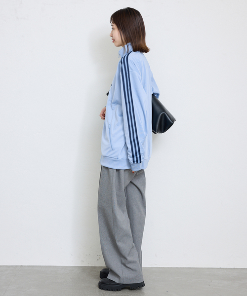 adidas（アディダス）の「adidas/アディダス BB TRACKTOP（ブルゾン・レディース・ブラウン/スカイブルー・FREE）」の12枚目の写真