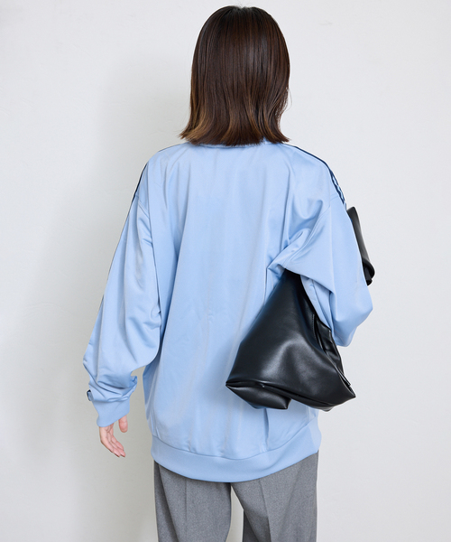 adidas（アディダス）の「adidas/アディダス BB TRACKTOP（ブルゾン・レディース・ブラウン/スカイブルー・FREE）」の4枚目の写真