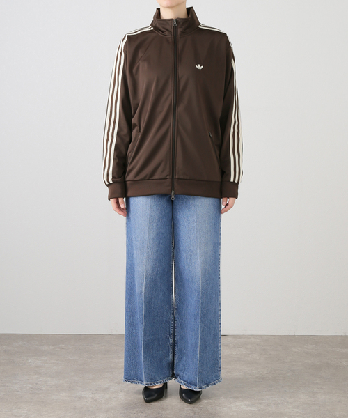 adidas（アディダス）の「adidas/アディダス BB TRACKTOP（ブルゾン・レディース・ブラウン/スカイブルー・FREE）」の5枚目の写真