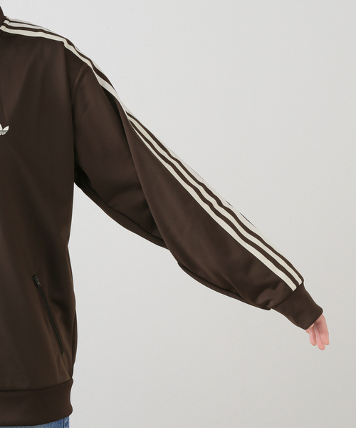 adidas（アディダス）の「adidas/アディダス BB TRACKTOP（ブルゾン・レディース・ブラウン/スカイブルー・FREE）」の22枚目の写真