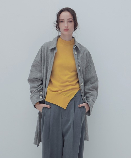 DRESSLAVE（ドレスレイブ）の「top flannel clean CPO(トップフランネルクリーンCPOジャケット)（その他アウター・レディース・ブラウン/グレー・38）」の3枚目の写真