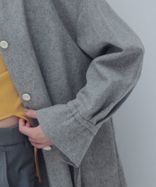 DRESSLAVE（ドレスレイブ）の「top flannel clean CPO(トップフランネルクリーンCPOジャケット)（その他アウター・レディース・ブラウン/グレー・38）」の7枚目の写真