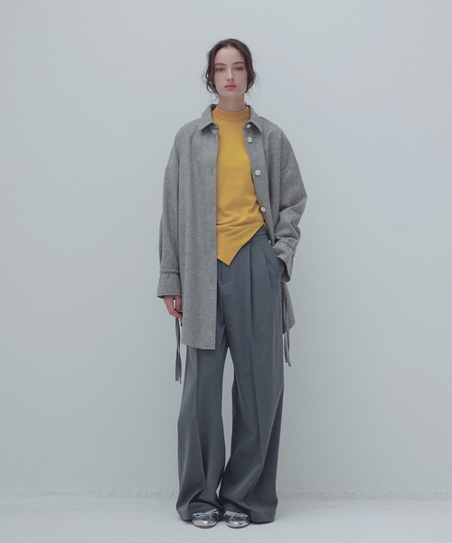 DRESSLAVE（ドレスレイブ）の「top flannel clean CPO(トップフランネルクリーンCPOジャケット)（その他アウター・レディース・ブラウン/グレー・38）」の9枚目の写真