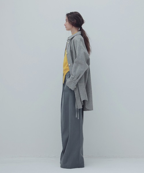 DRESSLAVE（ドレスレイブ）の「top flannel clean CPO(トップフランネルクリーンCPOジャケット)（その他アウター・レディース・ブラウン/グレー・38）」の10枚目の写真