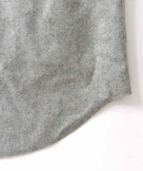 DRESSLAVE（ドレスレイブ）の「top flannel clean CPO(トップフランネルクリーンCPOジャケット)（その他アウター・レディース・ブラウン/グレー・38）」の14枚目の写真