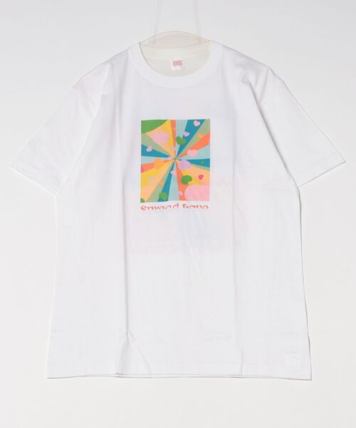 ARCHIVER(アーカイバ)の「【Spread Love】オリジナルプリント S/S T(Tシャツ/カットソー・レディース・ホワイト/ブラック・MEDIUM)」の1枚目の写真