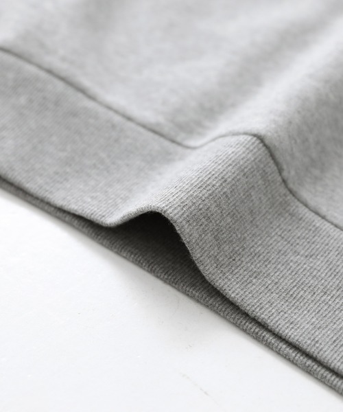 n'OrLABEL（ノアールレーベル）の「【機能素材】『裏起毛フード風襟プルオーバー』（スウェット・レディース・マスタード/杢グレー/ブラック/ブルー・FREE）」の8枚目の写真