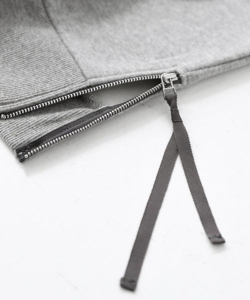 n'OrLABEL（ノアールレーベル）の「【機能素材】『裏起毛フード風襟プルオーバー』（スウェット・レディース・マスタード/杢グレー/ブラック/ブルー・FREE）」の7枚目の写真