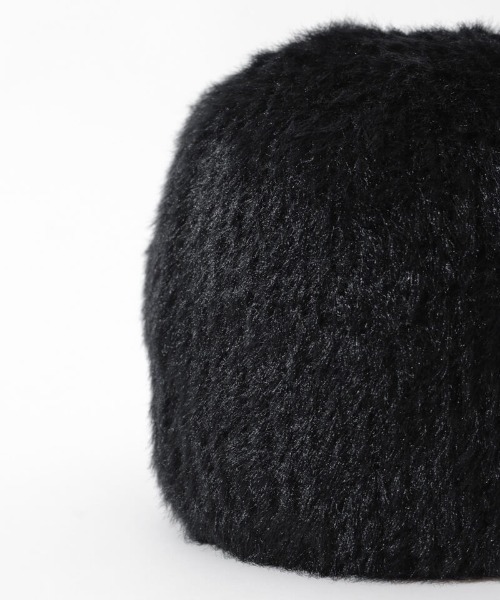 flower(フラワー)の「フラッフィーニットキャップ(ニットキャップ/ビーニー・レディース・ブラック/ベージュ・FREE)」の16枚目の写真