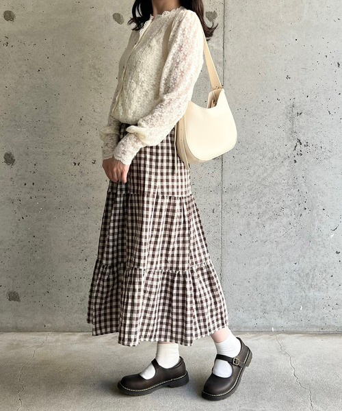 merrylatte(メリーラテ)の「フラワーレースカーディガンブラウス(シャツ/ブラウス・レディース・ホワイト・FREE/SMALL/LARGE)」の13枚目の写真