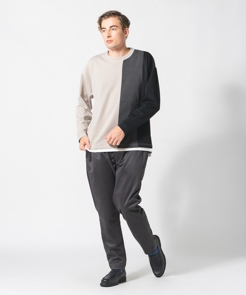 SHIPS ウールライク 2WAY ストレッチ イージーパンツ ロイヤルブルー SHIPS パンツ SHIPS: ウールライク 2WAY ストレッチ イージー